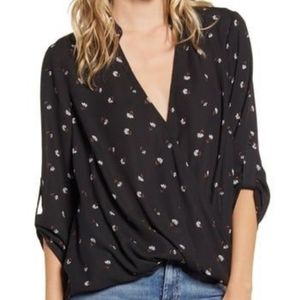 Nordstrom | Drape & Wrap Floral Top